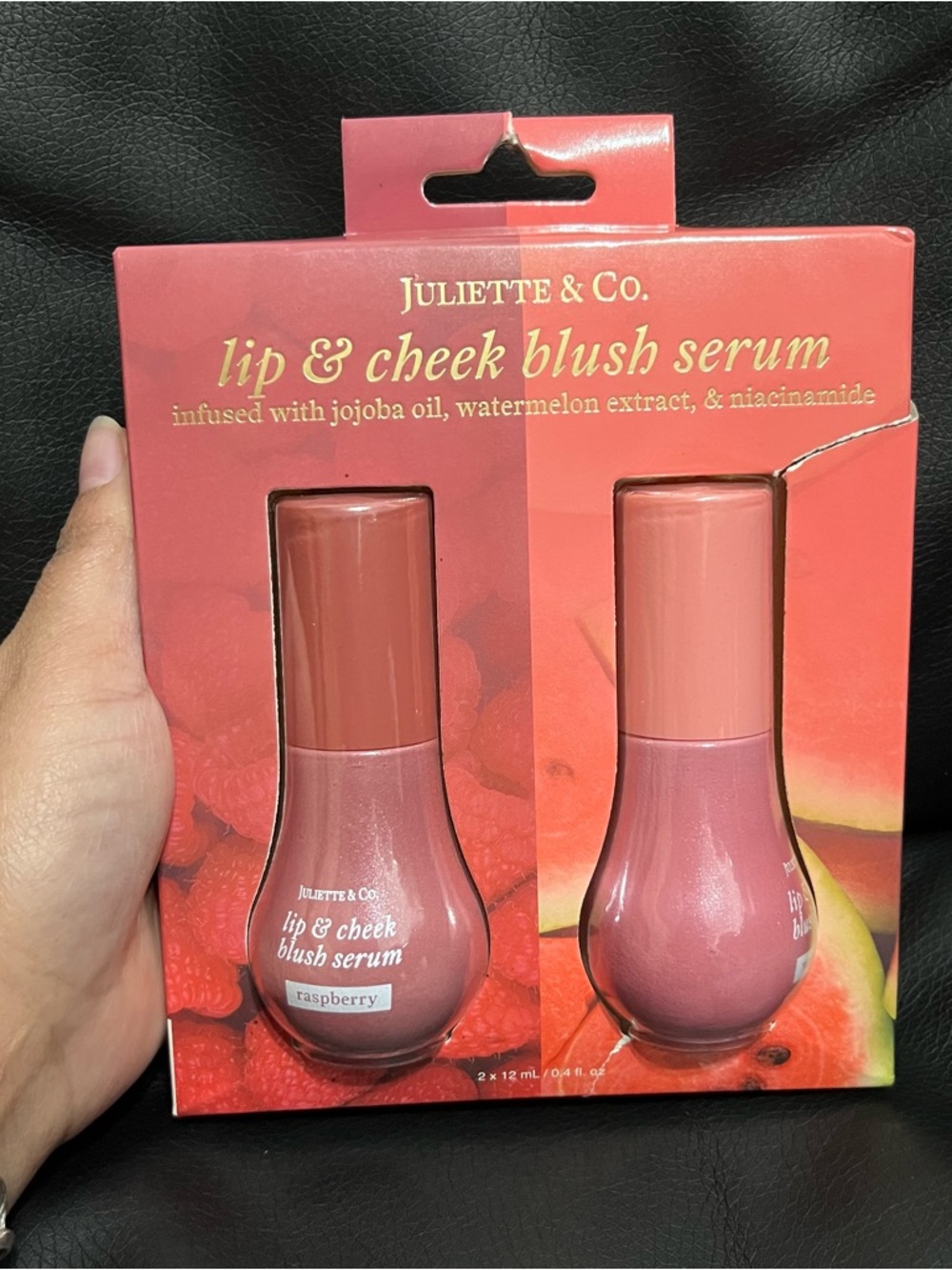 Juliette & Co. Lip & Cheek Blush Serum dual pack